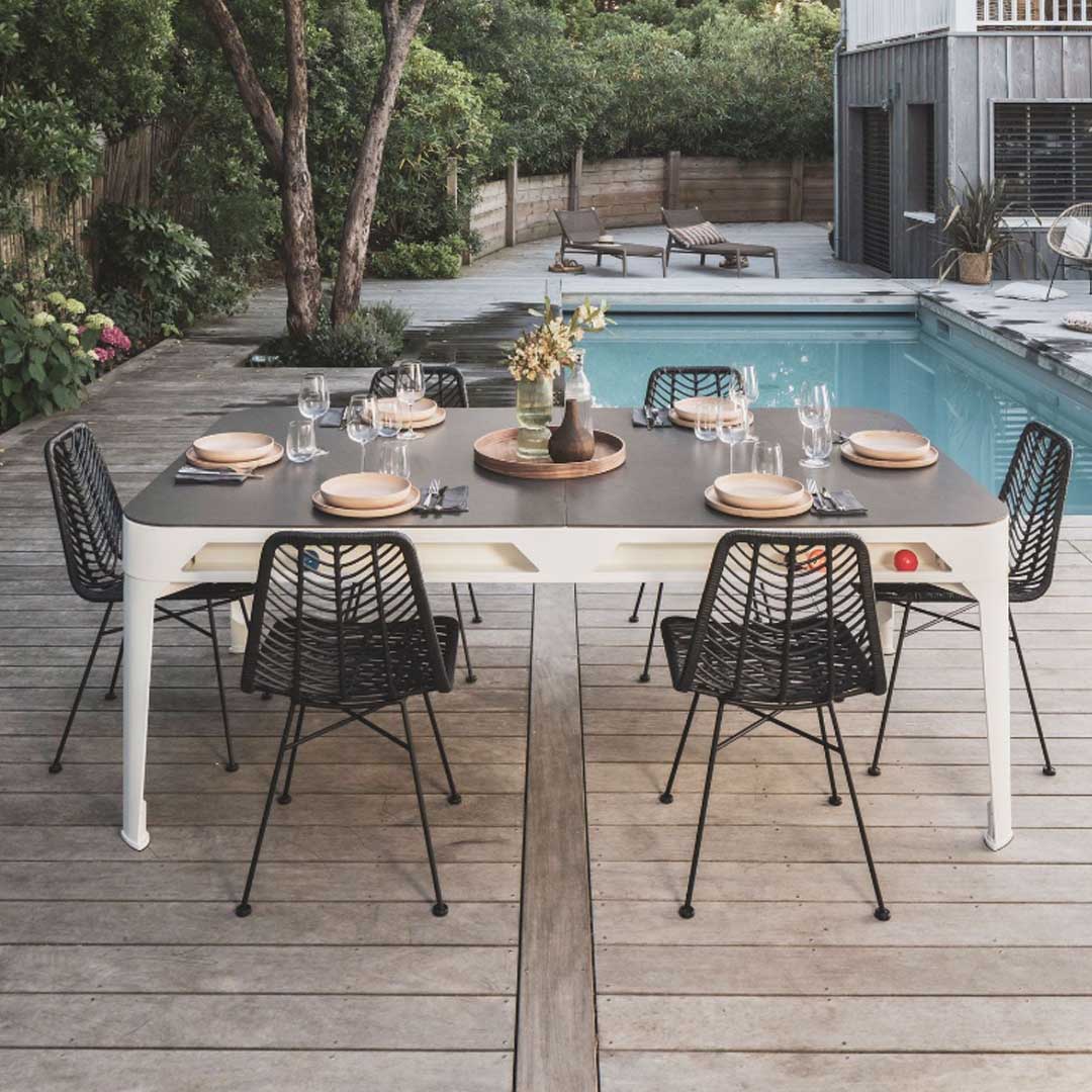 Hyphen Outdoor Dining Pool Table - Cornilleau Table Tennis Singapore Official Store