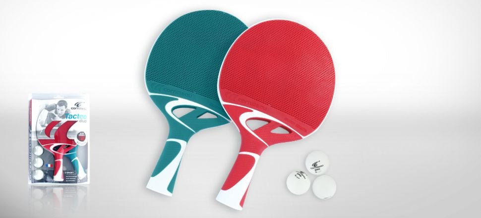 Tacteo Pack Duo (Waterproof) Table Tennis Bat - Cornilleau Table Tennis Singapore Official Store