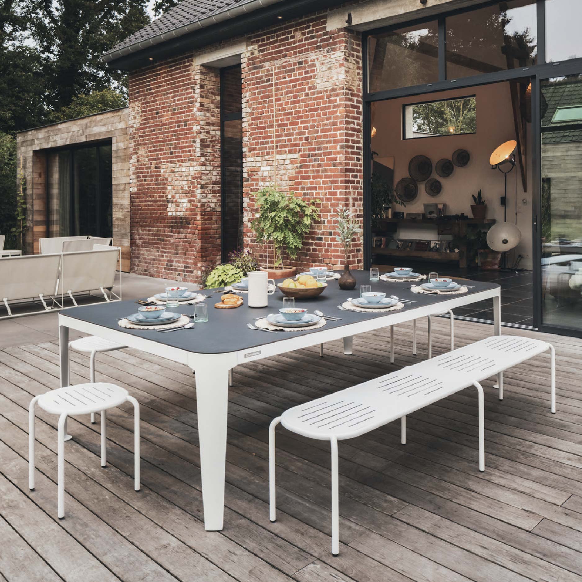 Hyphen Indoor / Outdoor Dining Table Tennis Table - Cornilleau Table Tennis Singapore Official Store