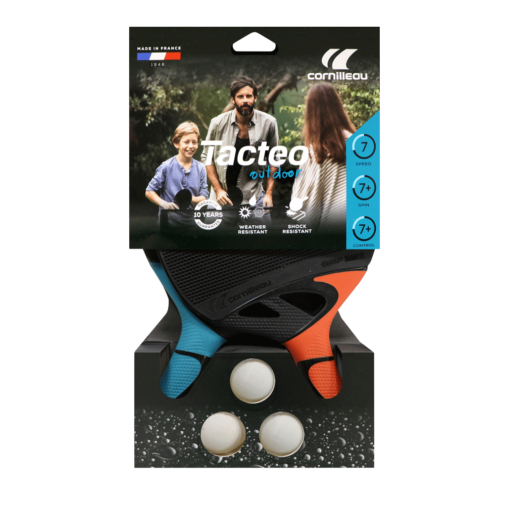 Tacteo Pack Duo (Waterproof) Table Tennis Bat